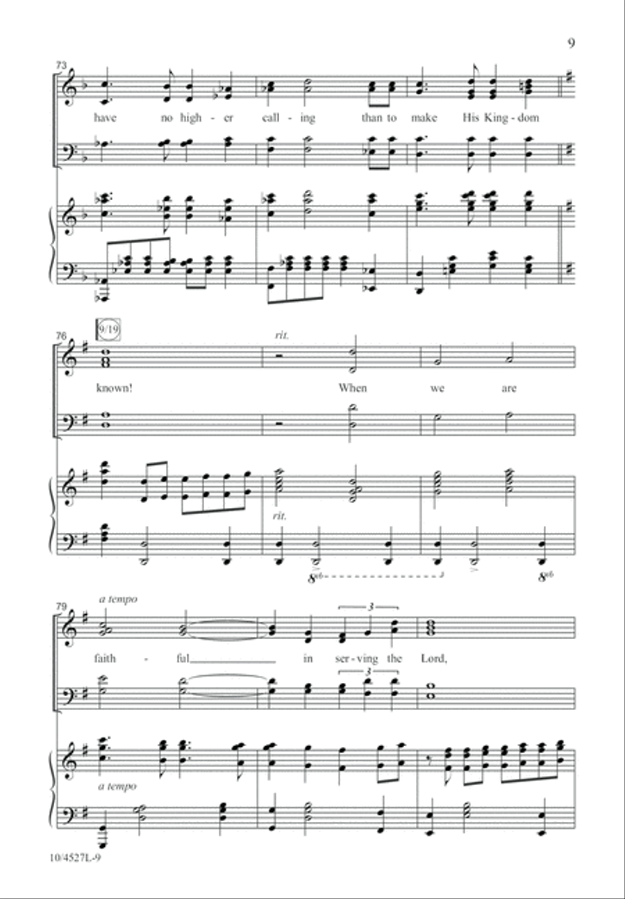 A Servant's Blessing A Servant's Blessing 4-Part scores gallery preview page 9