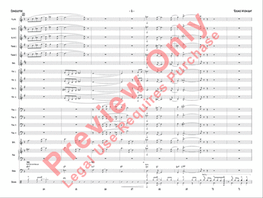 'Round Midnight Jazz Ensemble scores gallery preview page 11