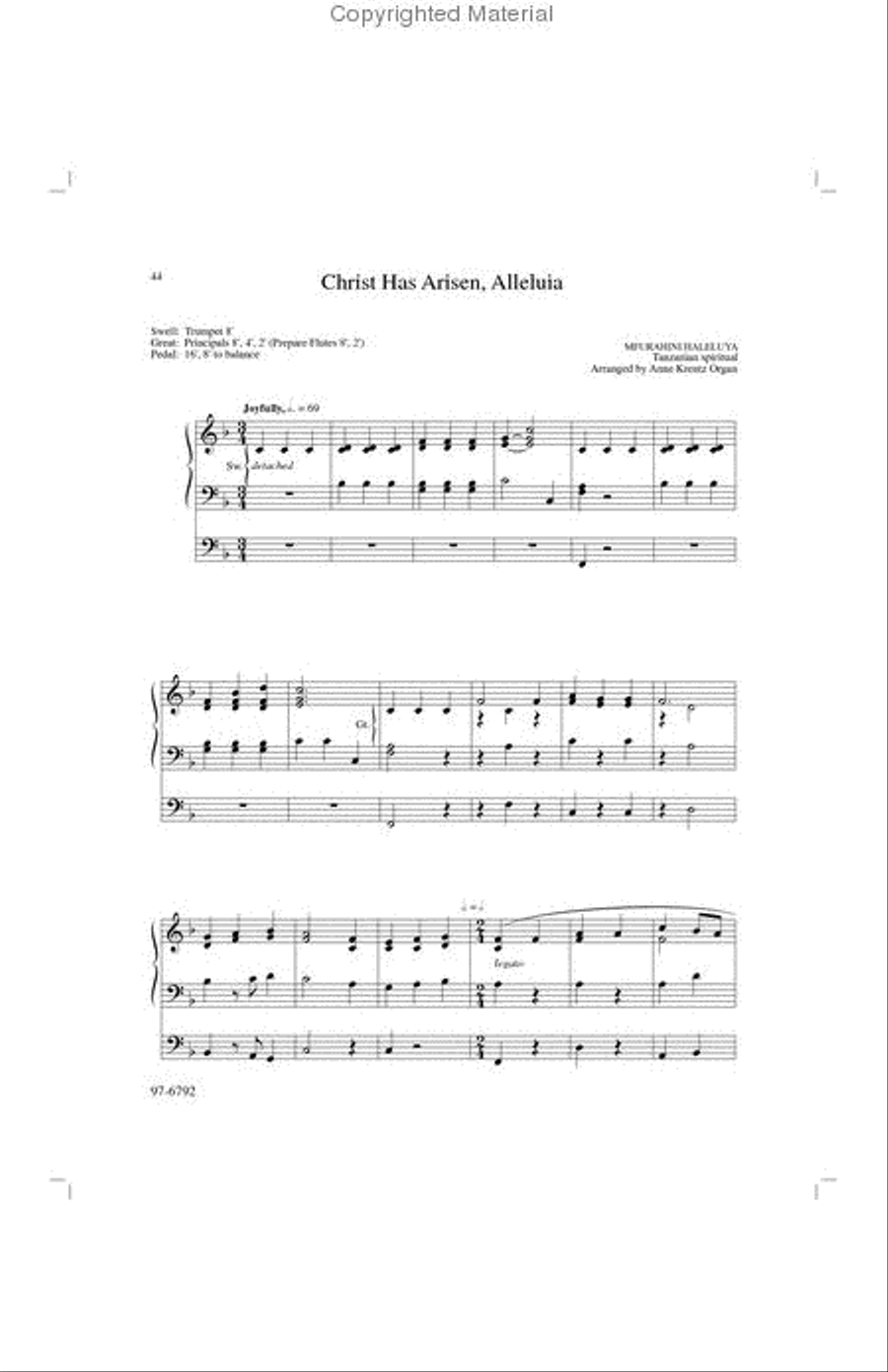 Laudate, Vol. 6 Organ scores gallery preview page 7