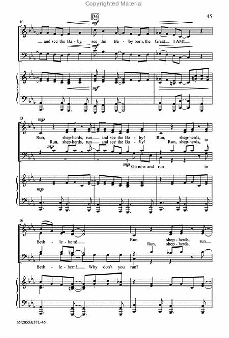 Bethlehem's Child - SATB Score with Performance CD 4-Part scores gallery preview page 18
