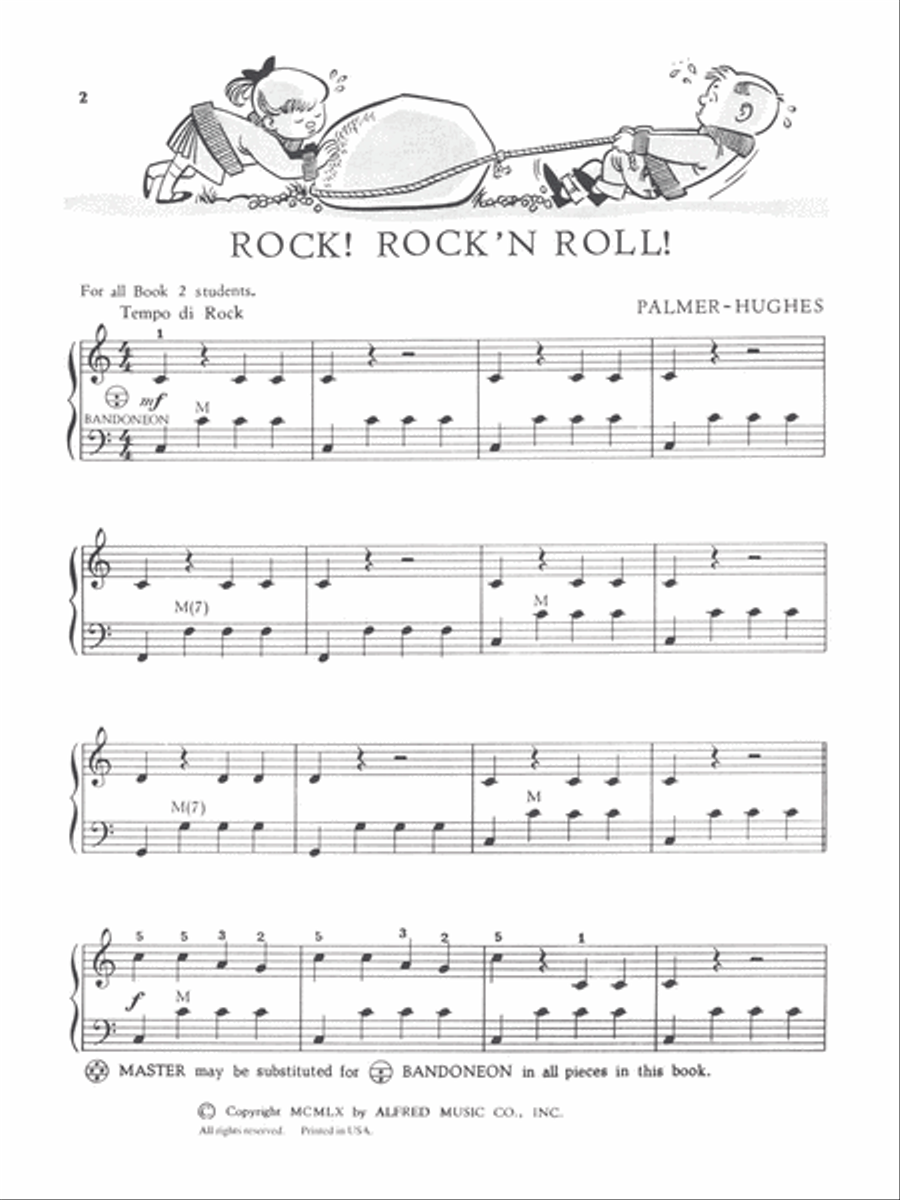 Palmer-Hughes Accordion Course - Easy Rock 'N' Roll Book Accordion scores gallery preview page 2