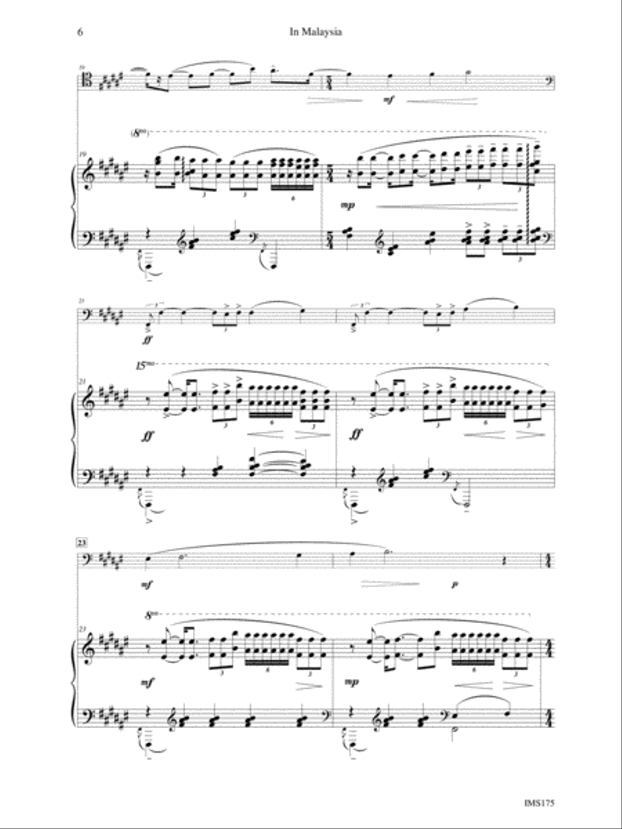 In Malaysia Bassoon Solo scores gallery preview page 6