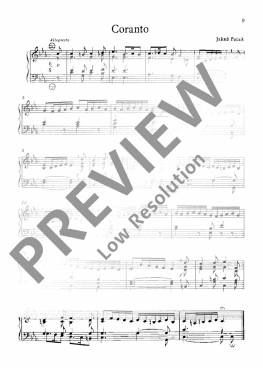 Polish Renaissance Music Polish Renaissance Music Accordion scores gallery preview page 10