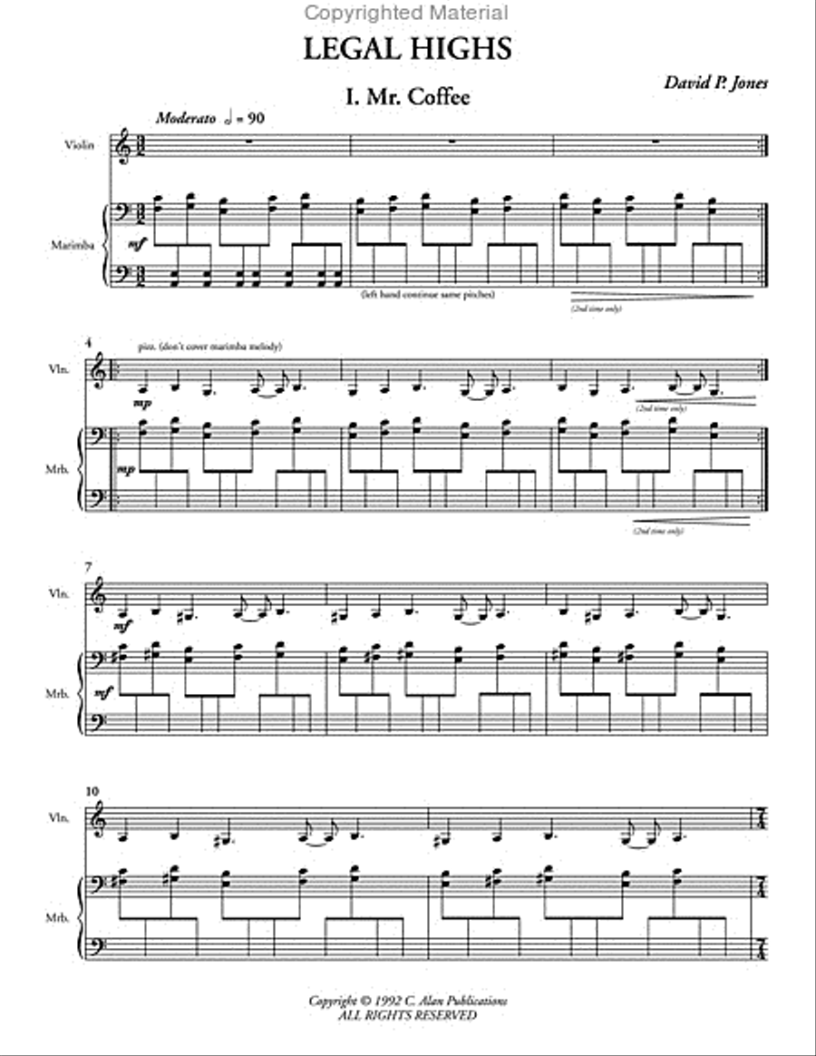 Legal Highs Violin scores gallery preview page 2