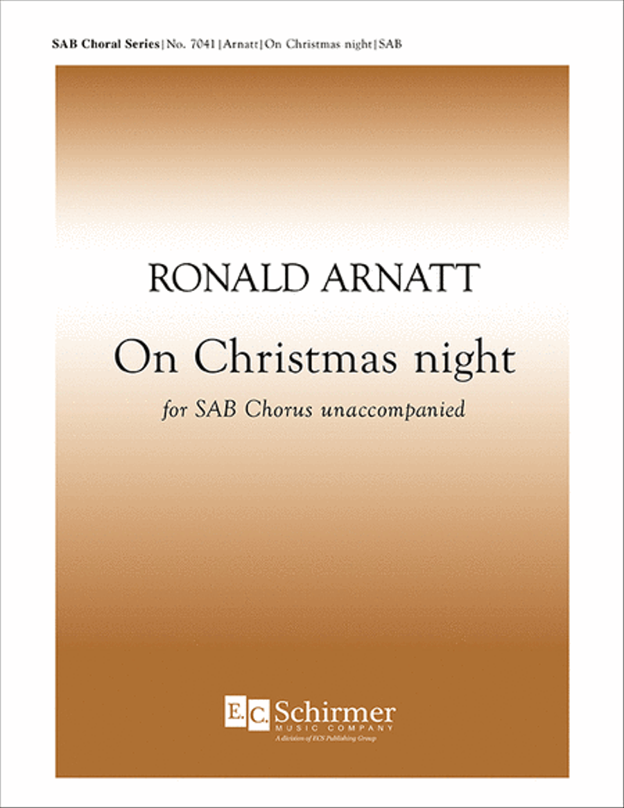On Christmas night (Sussex Carol) 3-Part scores gallery preview page 1