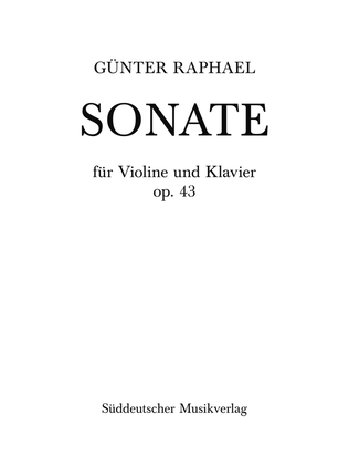Sonate 3 C major, Op. 43