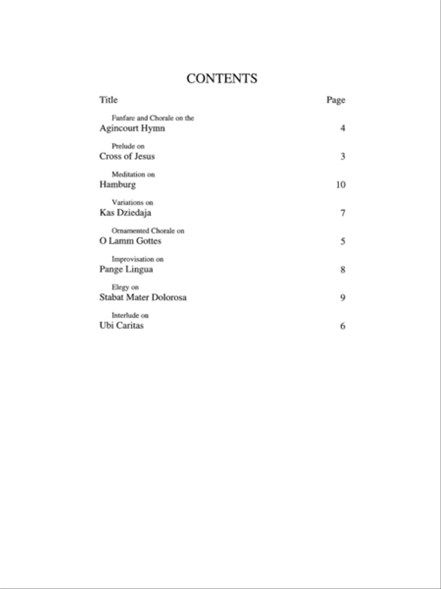 Lenten Music for Manuals, Set 2 Organ scores gallery preview page 2