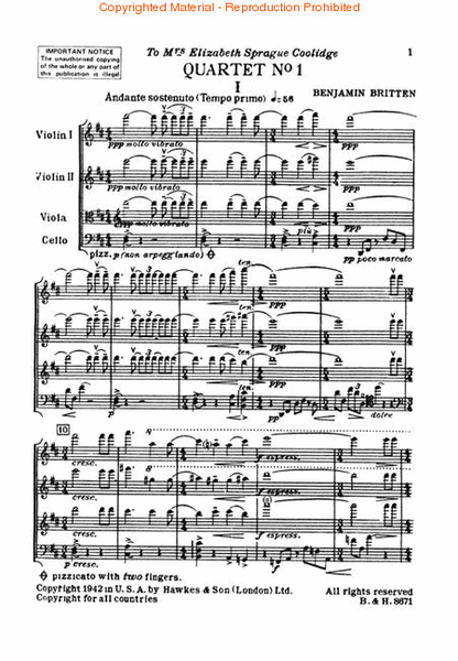 String Quartet No. 1, Op. 25