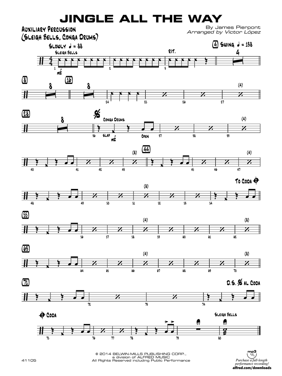 Jingle All the Way: Auxiliary Percussion