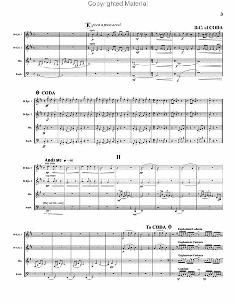 Quartet for Brass Brass Quartet scores gallery preview page 3
