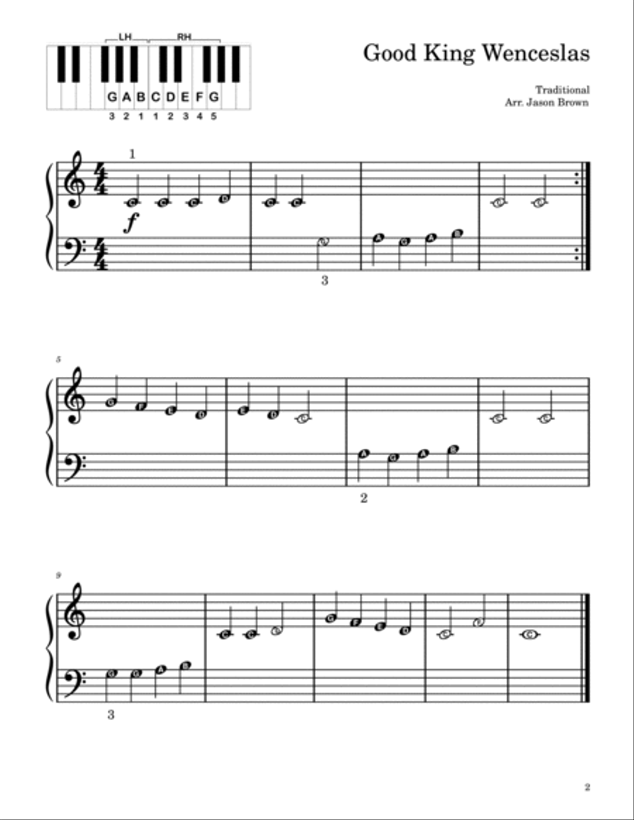 Christmas Collection, Beginner, Pre-Reading Piano Method scores gallery preview page 3