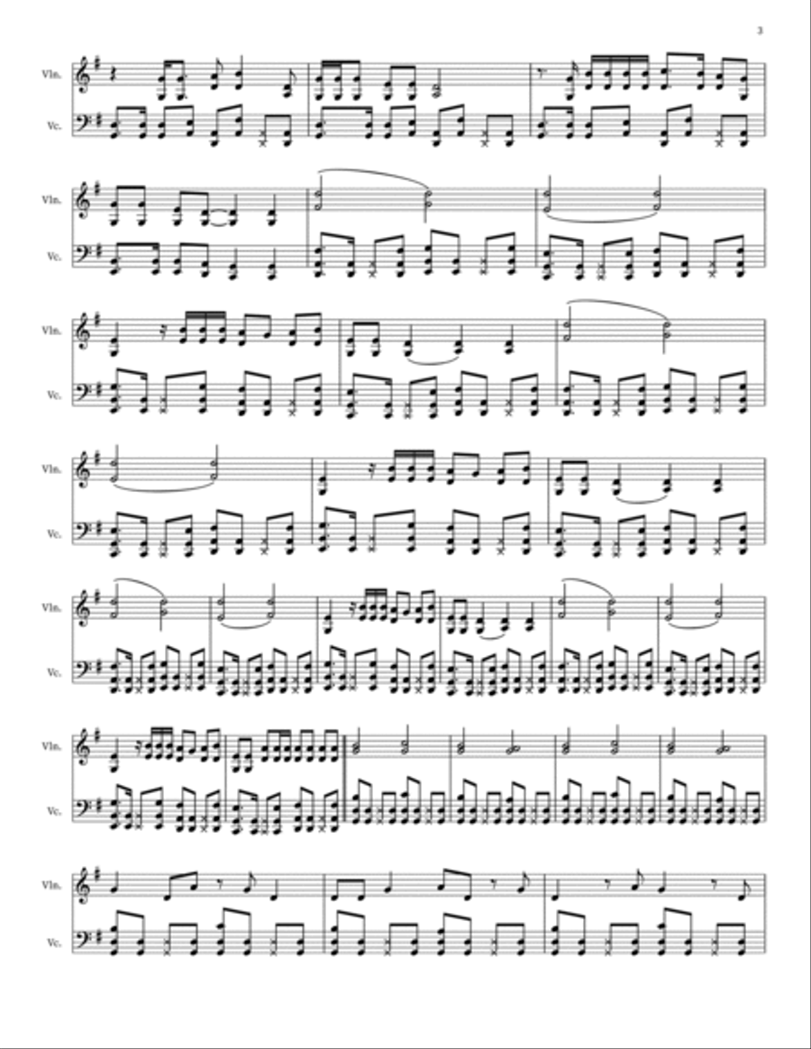 Everywhere String Duet scores gallery preview page 3