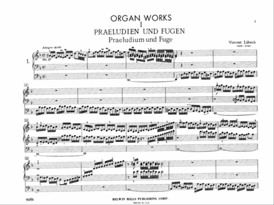 Preludes and Fugues and Chorale Prelude Organ scores gallery preview page 6