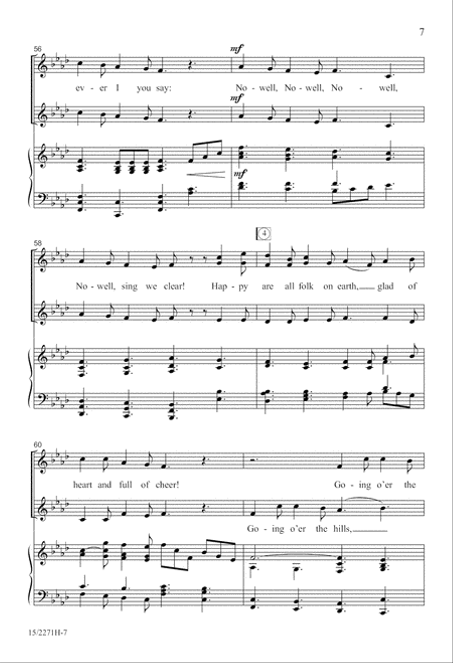Here We Come A-Caroling! Here We Come A-Caroling! SSA scores gallery preview page 8