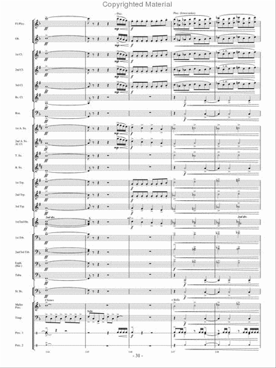 Make A Joyful Noise Concert Band scores gallery preview page 30