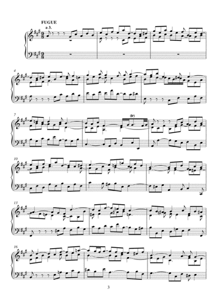 Prelude and Fugue No. 19 In A Major (BWV 864 From 'The Well-Tempered Clavier, Book 1')