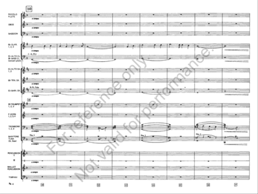 Were You There When They Crucified My Lord Concert Band scores gallery preview page 5