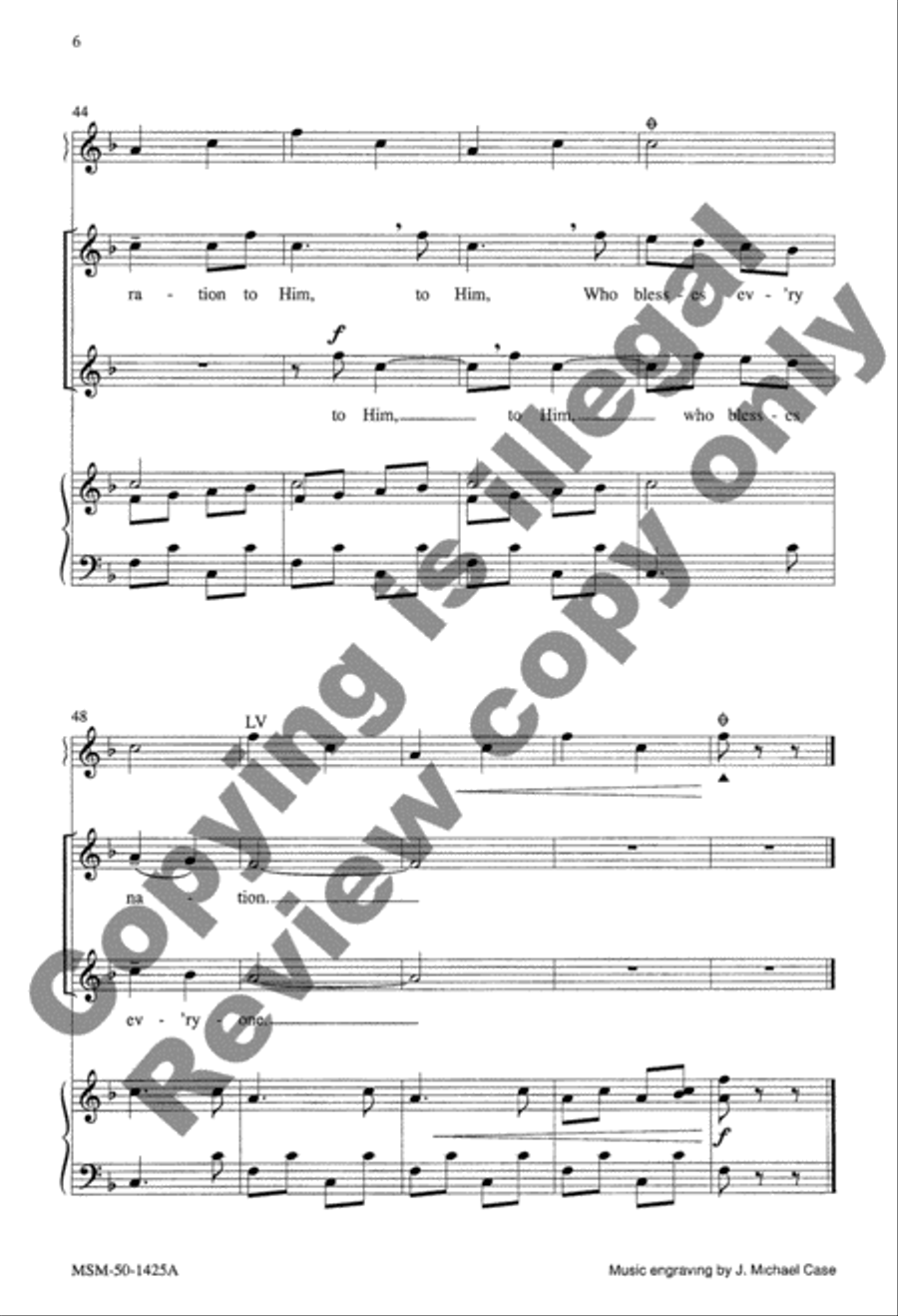 Awake! Arise! Awake! Arise! 3-Part scores gallery preview page 11