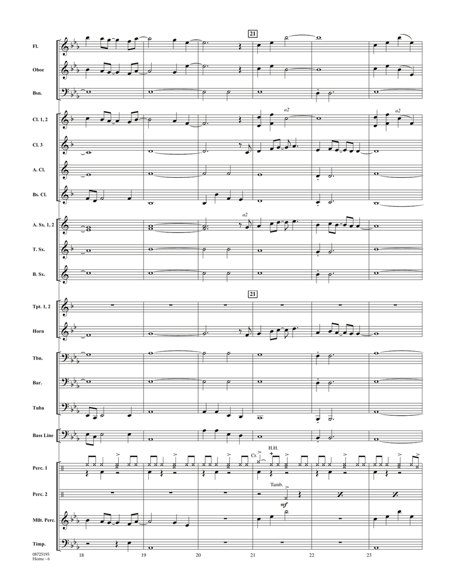 Home - Full Score Concert Band scores gallery preview page 5