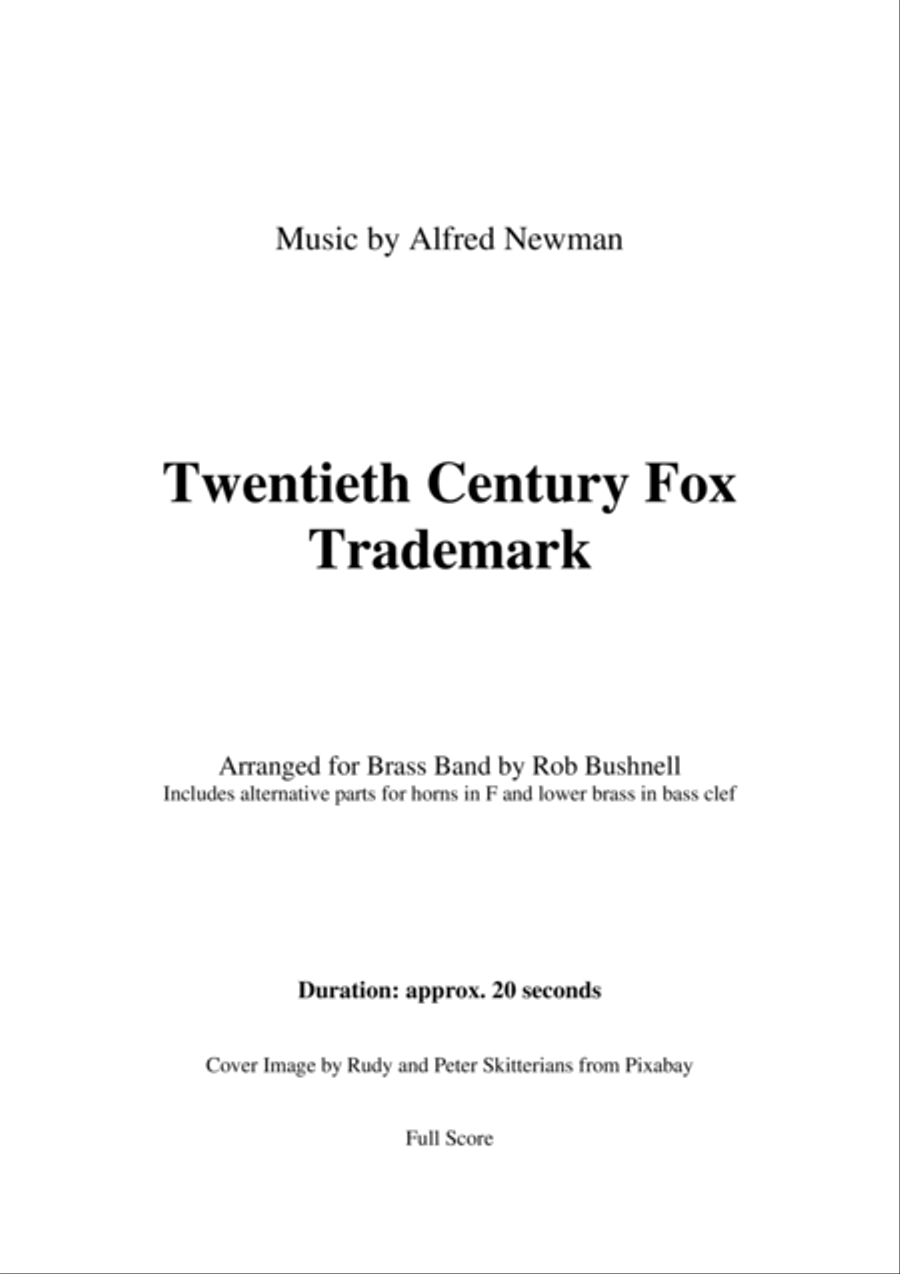 Twentieth Century Fox Trademark Brass Band scores gallery preview page 2