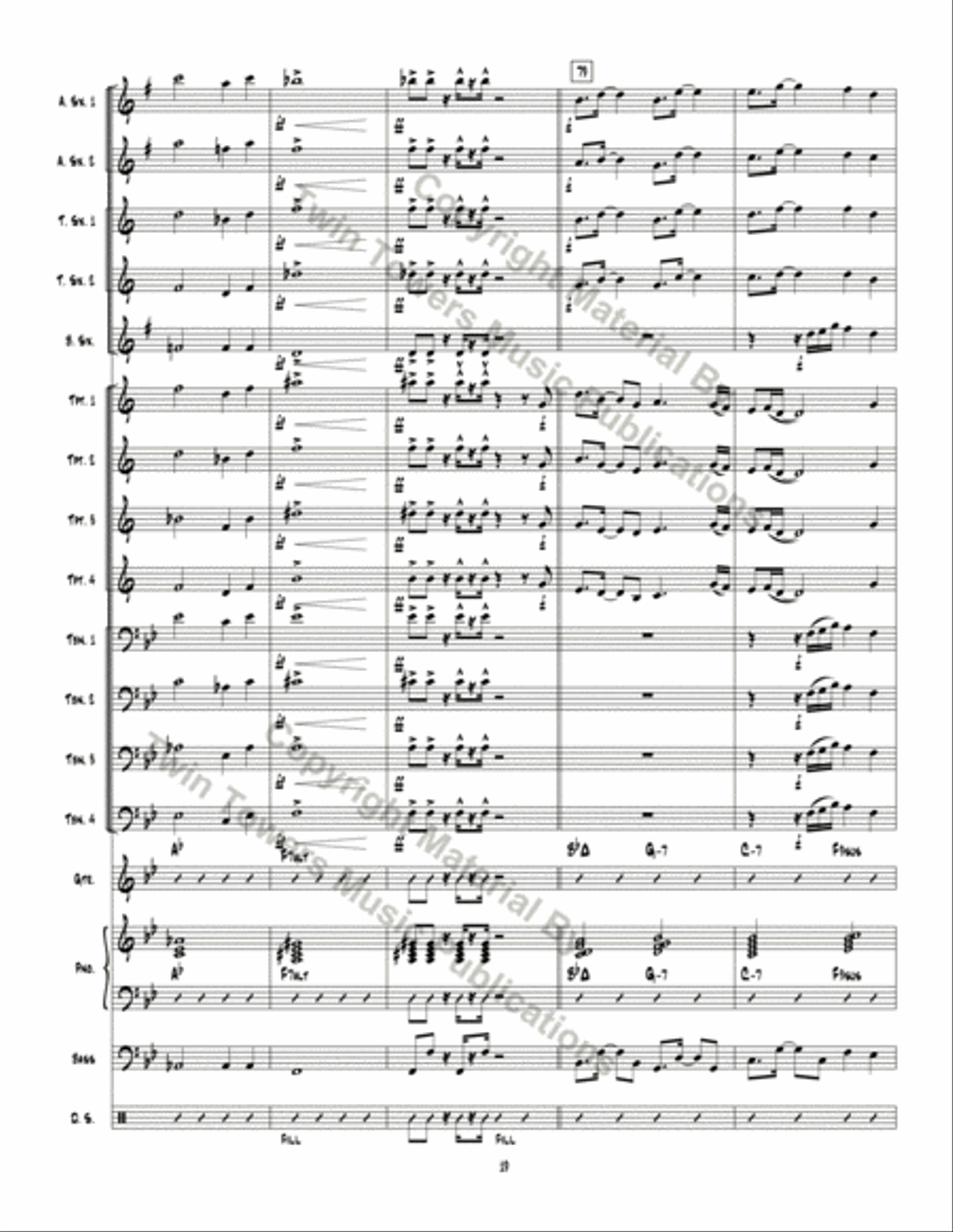 Boss of Funk Jazz Ensemble scores gallery preview page 20