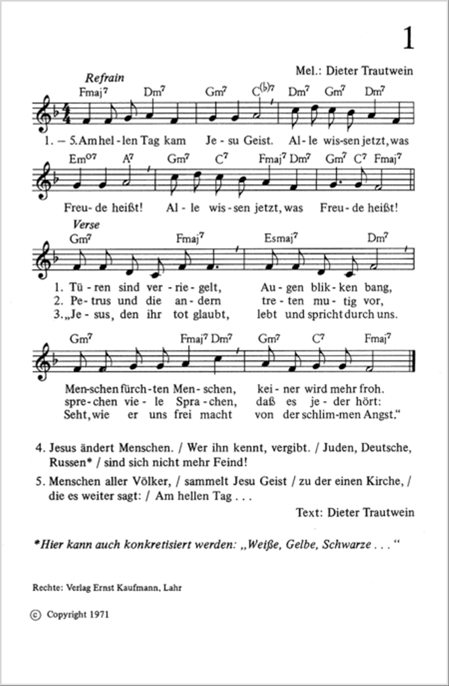 Neue Lieder: Melodieheft Bayern Collection / Songbook scores gallery preview page 2