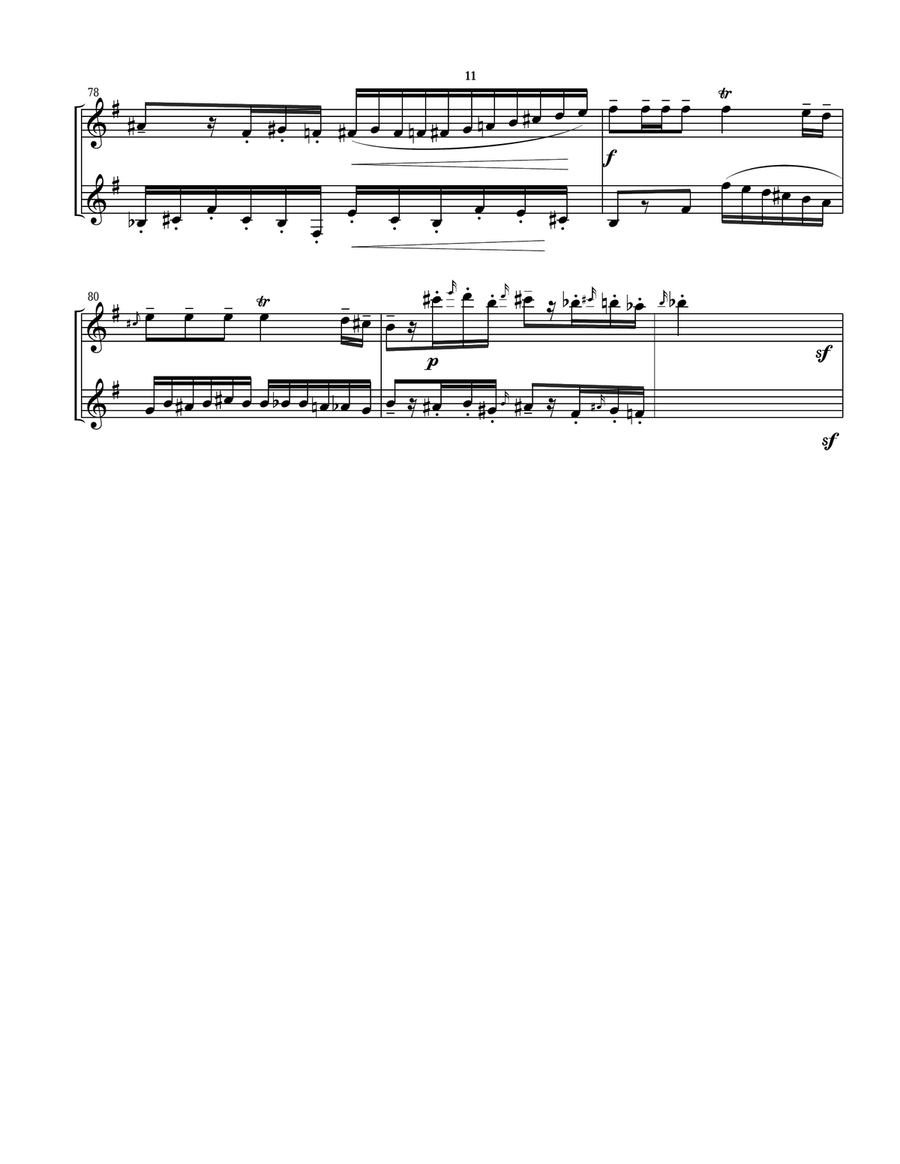Eastern European Rhapsody - duets for clarinets Clarinet Duet scores gallery preview page 5