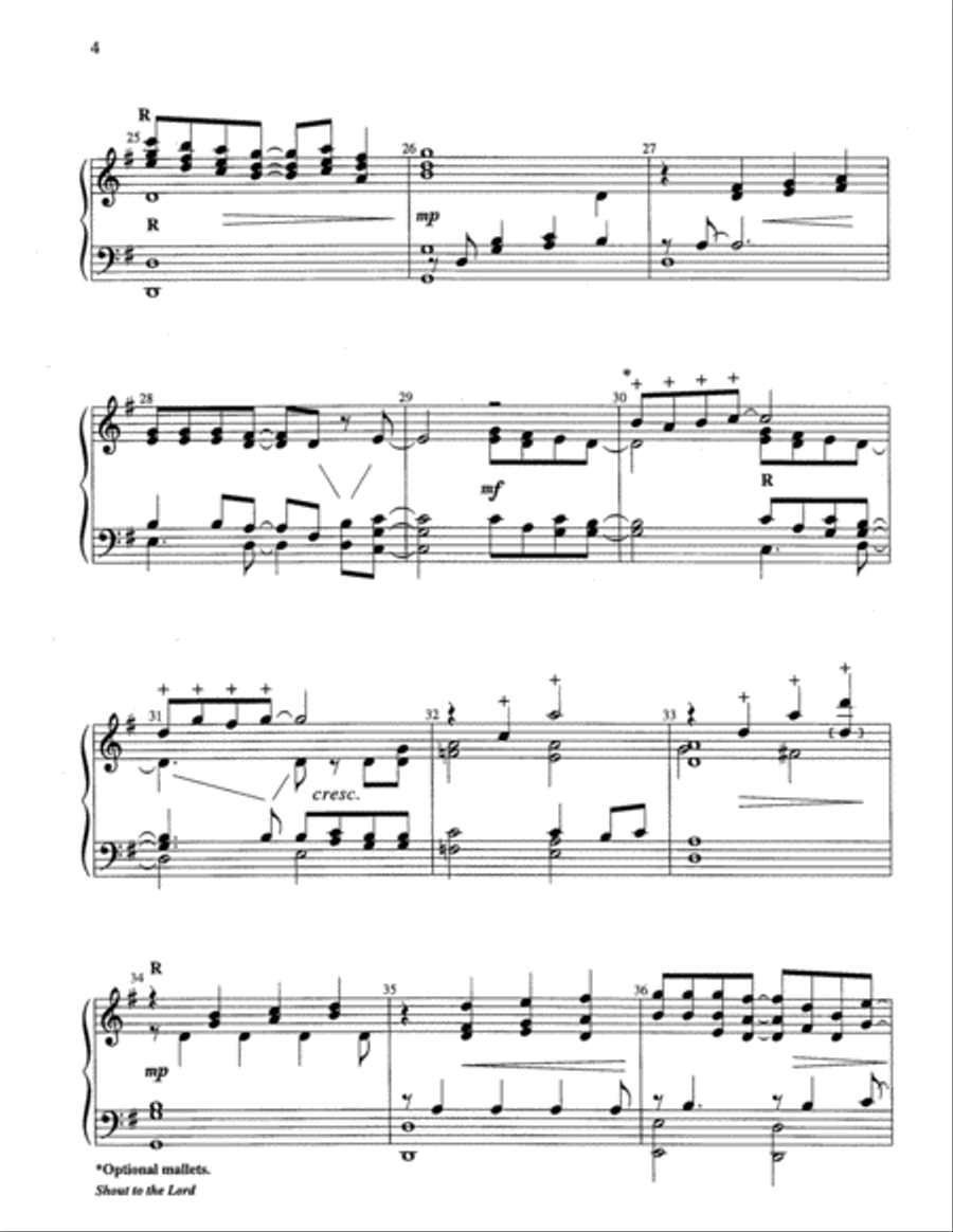 Shout to the Lord 5-Octaves scores gallery preview page 4