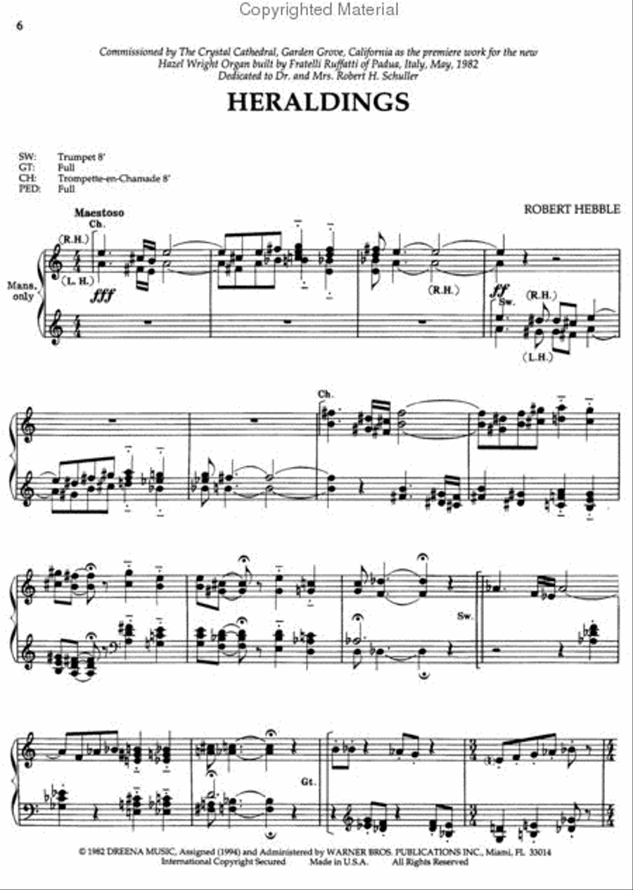 The Crystal Cathedral Organ Collection Organ scores gallery preview page 3