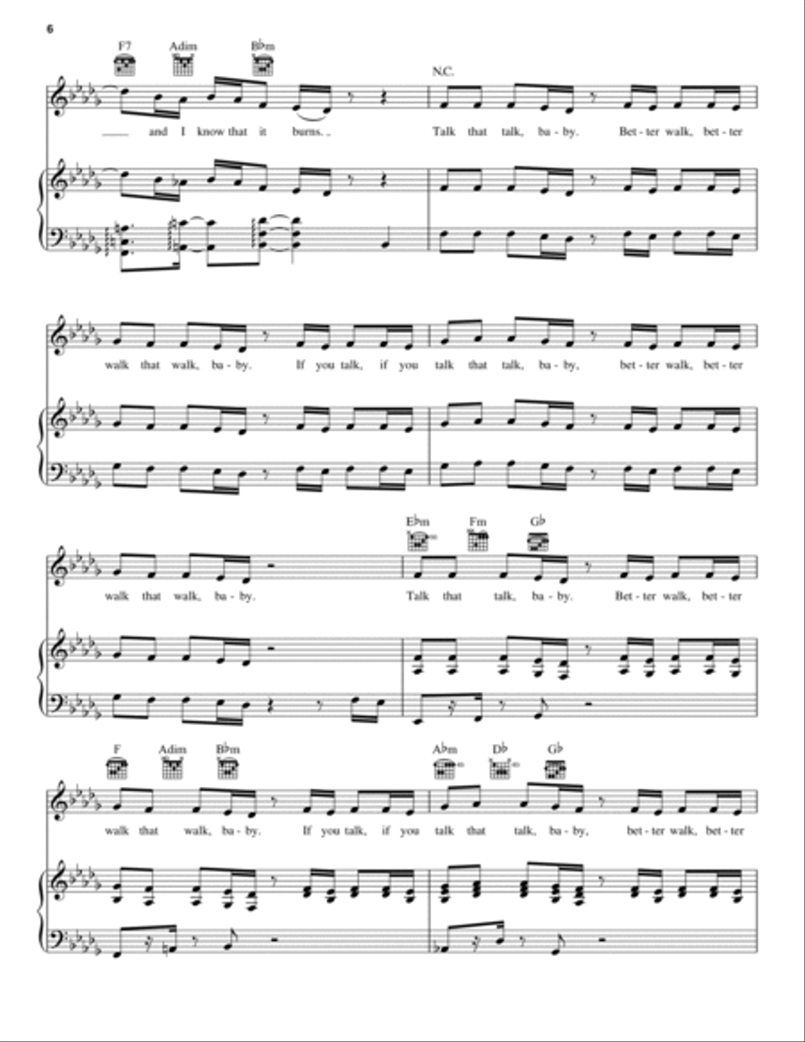 Sorry Not Sorry A Cappella scores gallery preview page 6