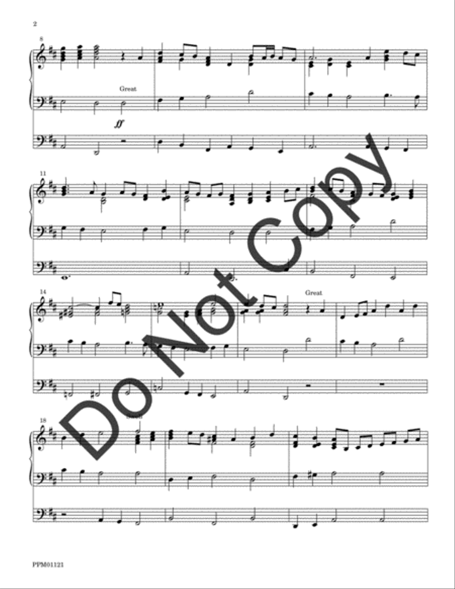Mit Freuden Zart - Sing Praise to God Who Reigns Above Organ scores gallery preview page 3