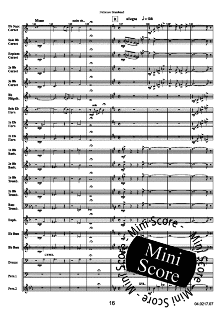 For Fans Only Brass Band scores gallery preview page 18