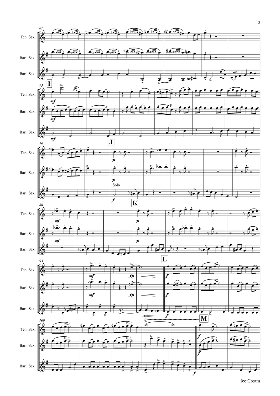 (i Scream-you Scream-we All Scream For) Ice Cream by Thomas Graf Woodwind Trio - Digital Sheet Music page 3