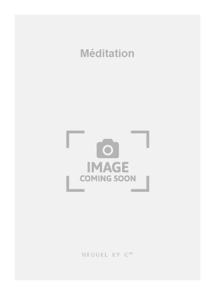 Méditation Méditation Alto Saxophone scores gallery preview page 1