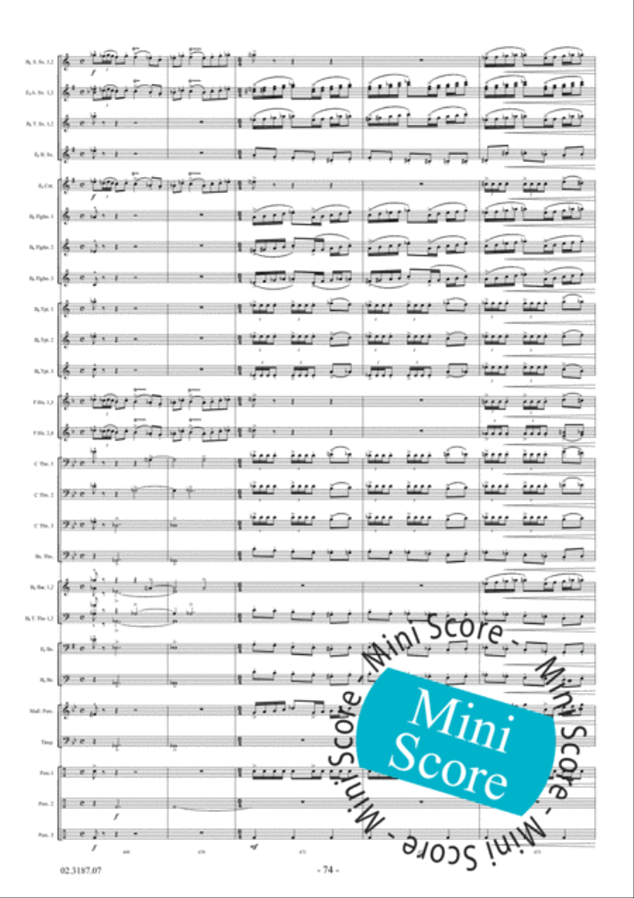 Fleodrodum Fanfare Band scores gallery preview page 80