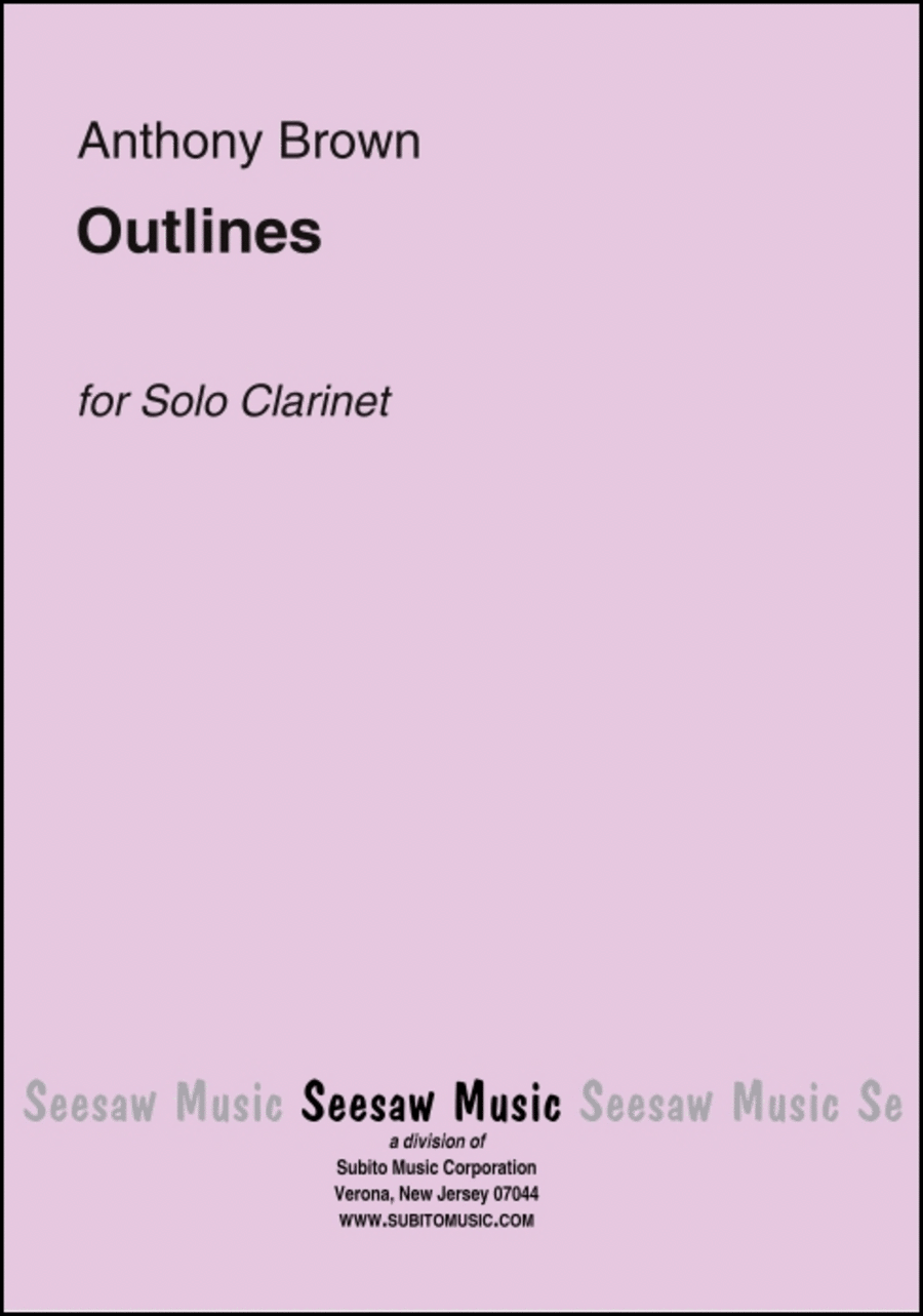 Outlines Clarinet Solo scores gallery preview page 1