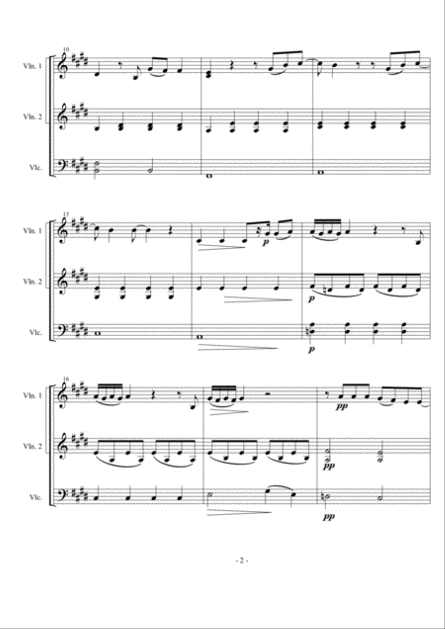Angels String Trio scores gallery preview page 2