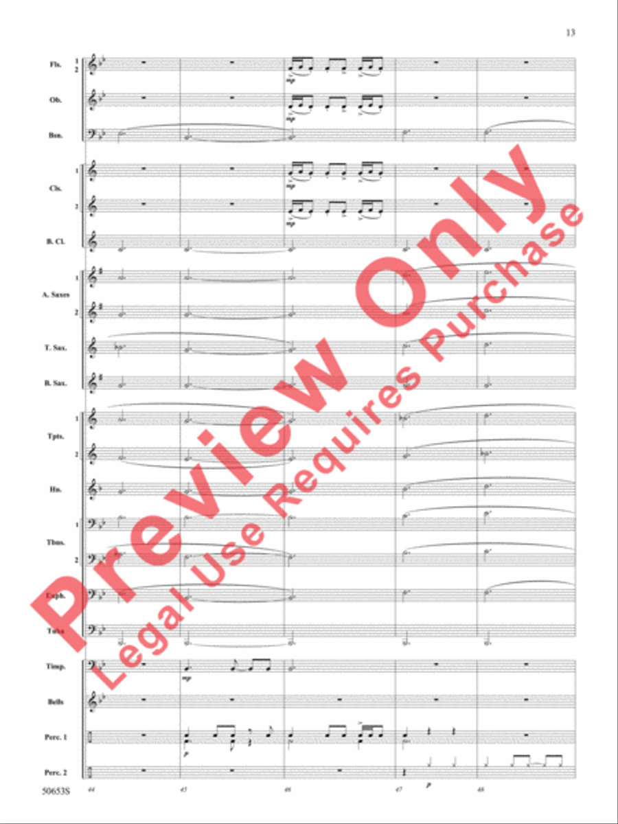 A Centennial Celebration A Centennial Celebration Concert Band scores gallery preview page 14