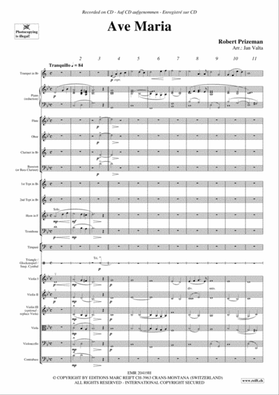 Ave Maria Orchestra scores gallery preview page 3