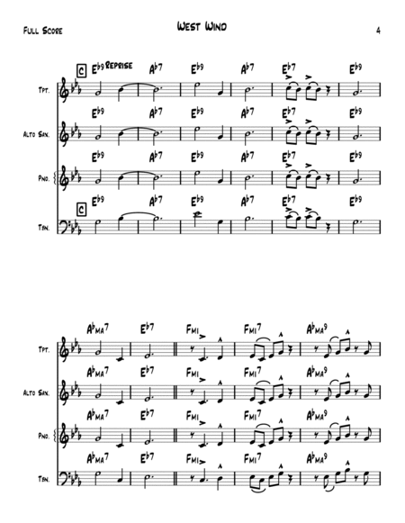 West Wind – Lead Sheet image number null