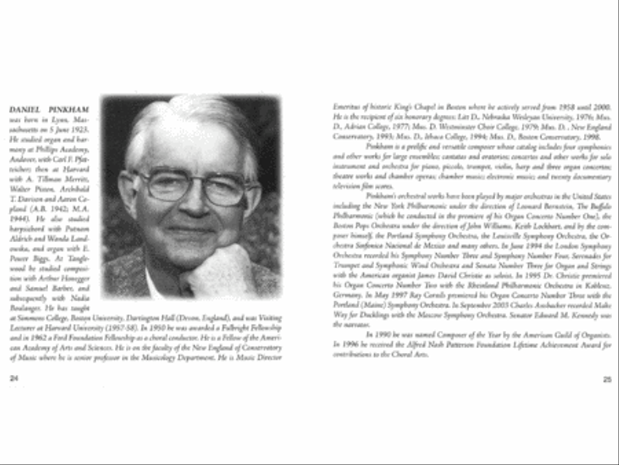 Daniel Pinkham: Two One-Act Operas CD scores gallery preview page 14