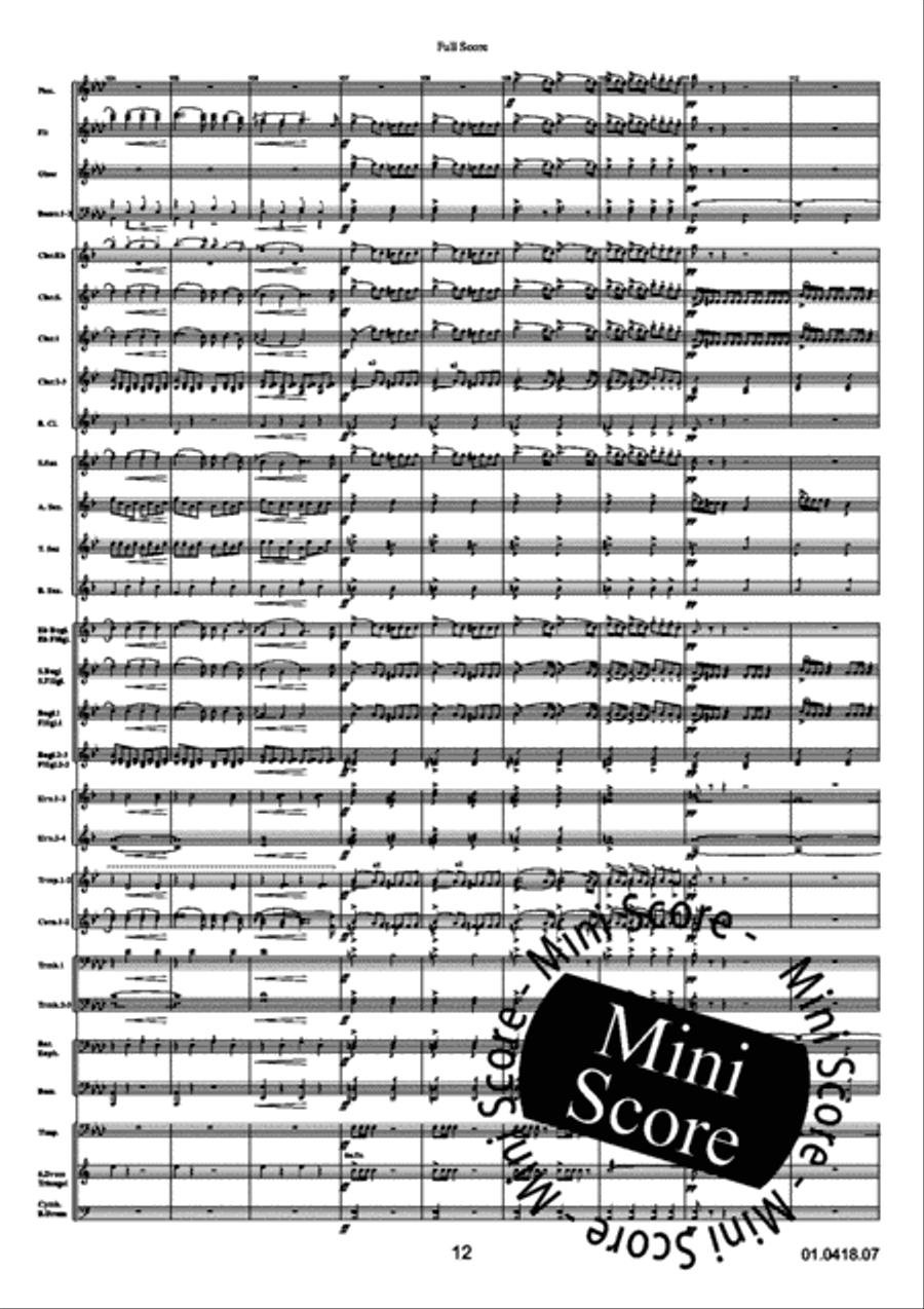 Norma Ouverture Concert Band scores gallery preview page 18
