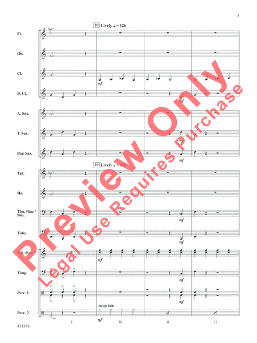 Code of Hammurabi Concert Band scores gallery preview page 6