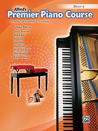 Book cover for Premier Piano Course Duet, Book 4