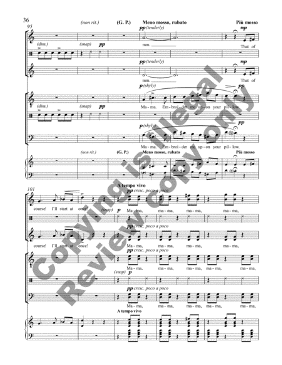 Landscapes and Silly Songs Divisi scores gallery preview page 40