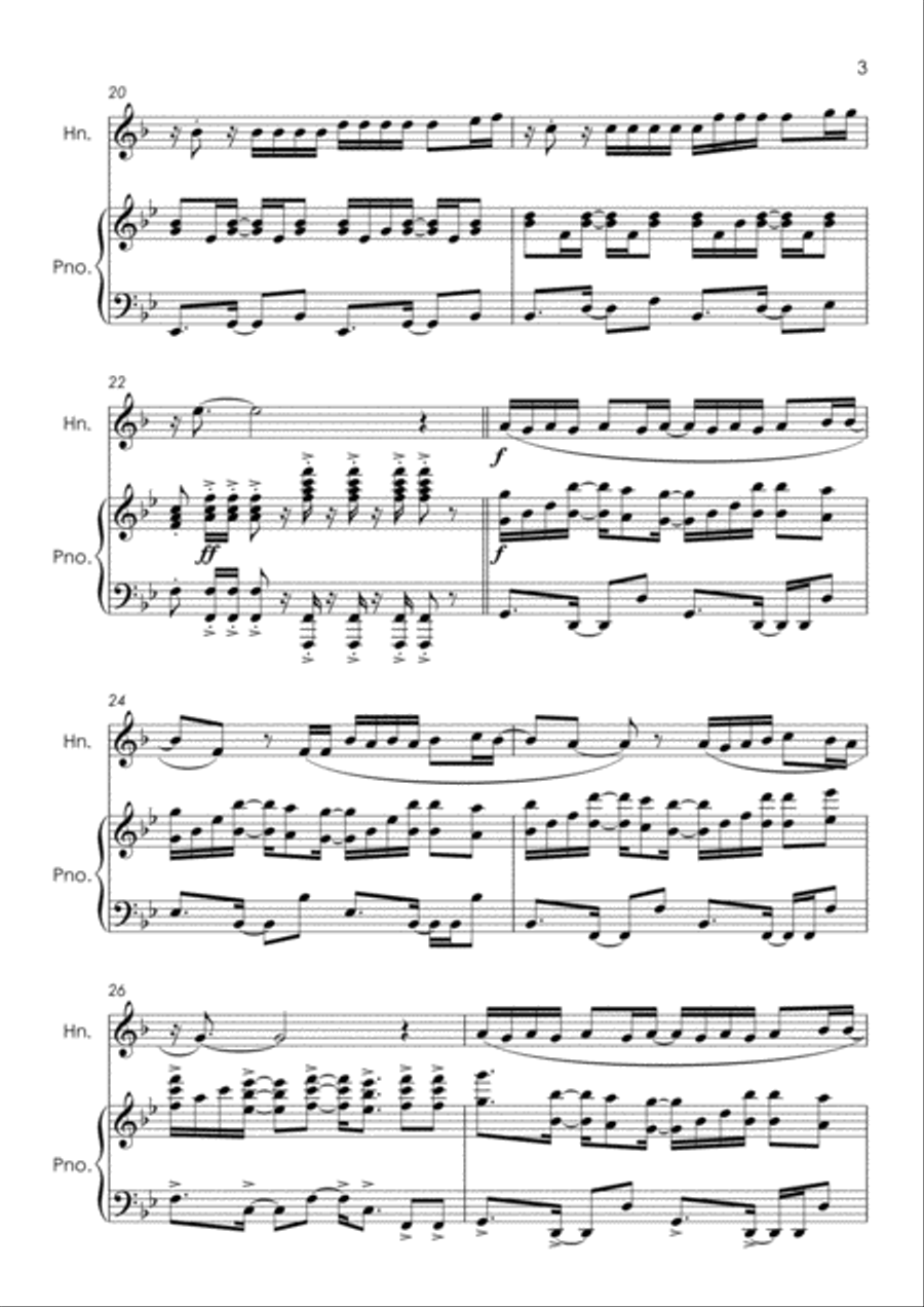 Despacito Despacito Horn scores gallery preview page 4