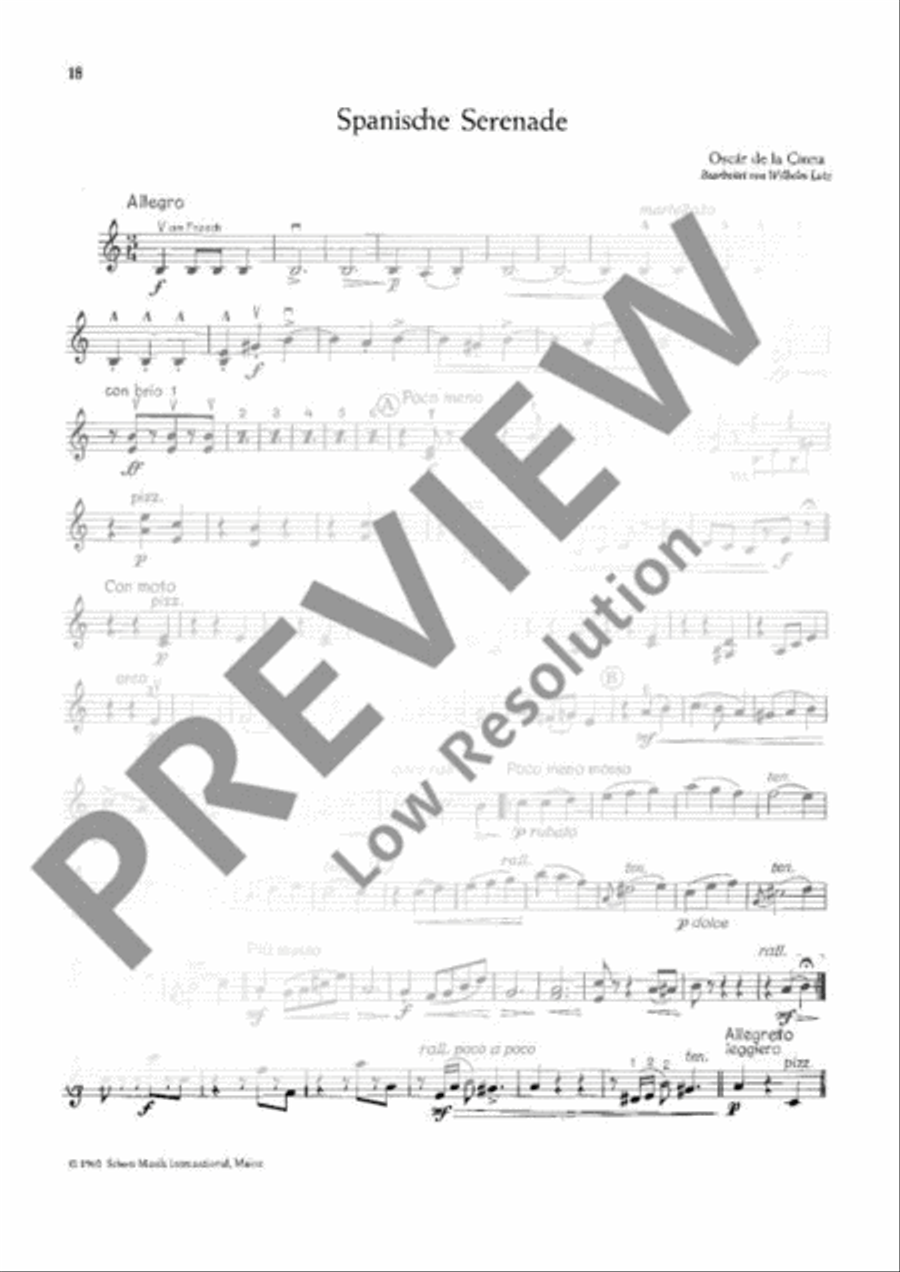Unterhaltungskonzert Unterhaltungskonzert Violin scores gallery preview page 19