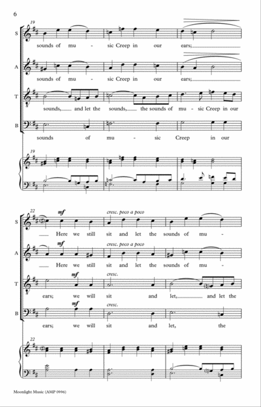 Moonlight Music 4-Part scores gallery preview page 5