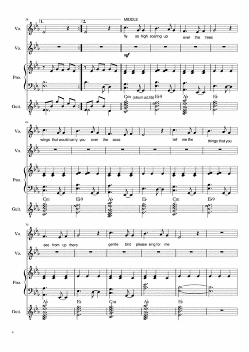 Gentle Bird - AA school choir song image number null