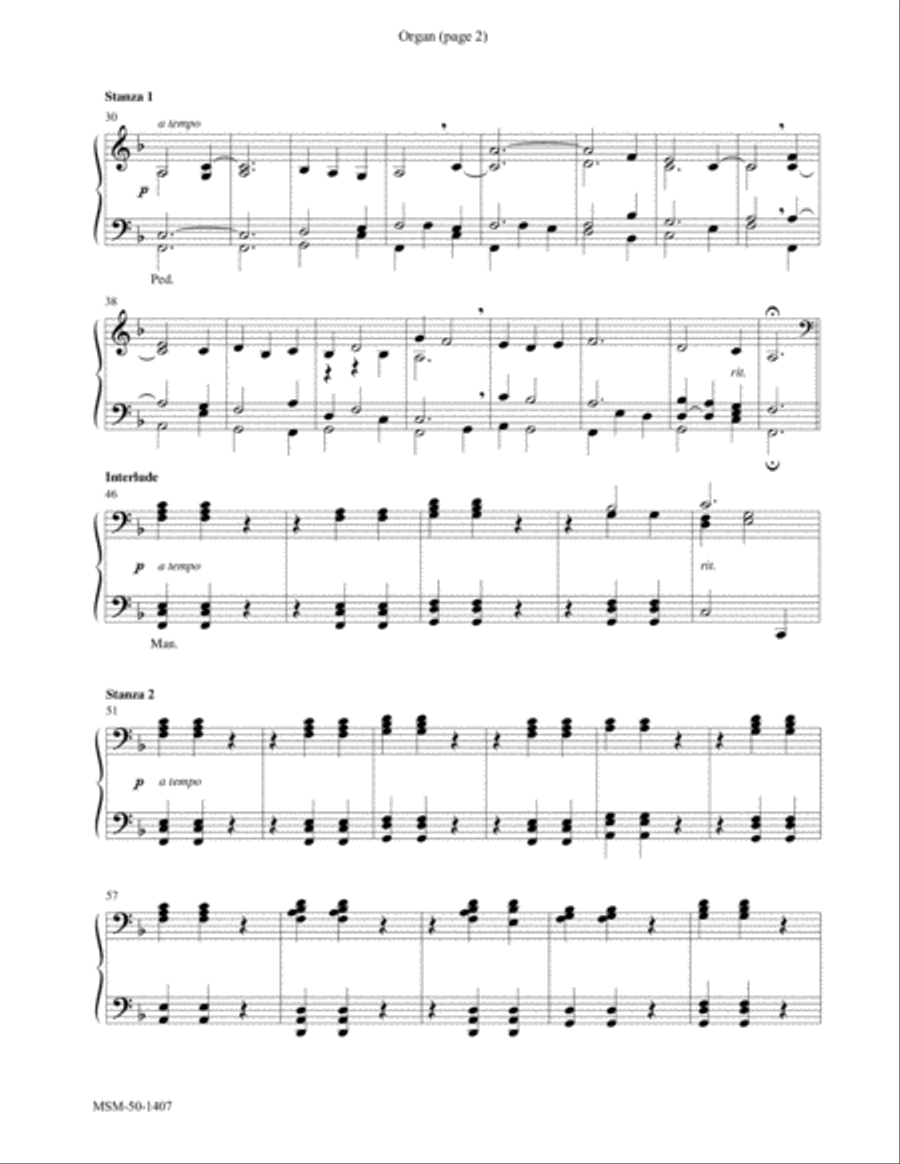 The Friendly Beasts Choir scores gallery preview page 2